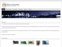 Tablet Screenshot of micro-studios.com